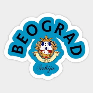 Beograd Srbija Sticker